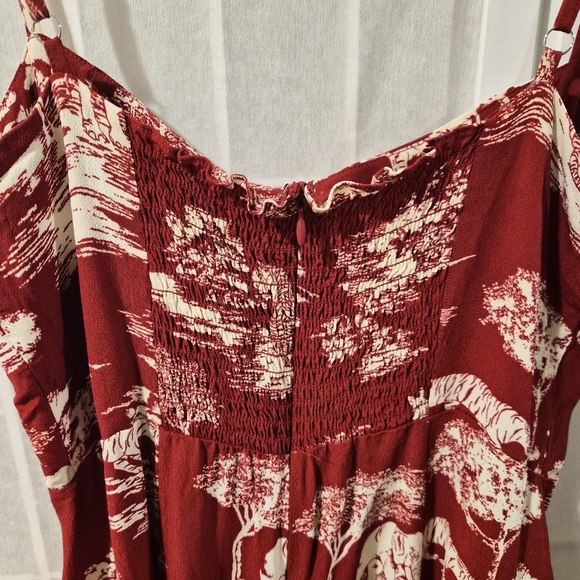 Reformation Red Mini Dres Sz 8 - Picture 6 of 8